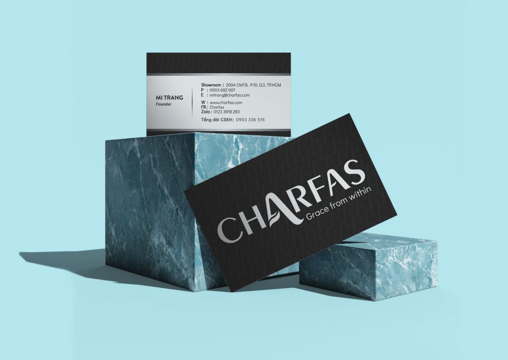 Mockup CHARFAS tại The Monest