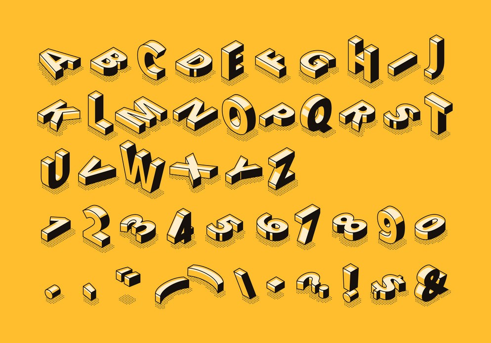 nghệ thuật typography tại The Monest