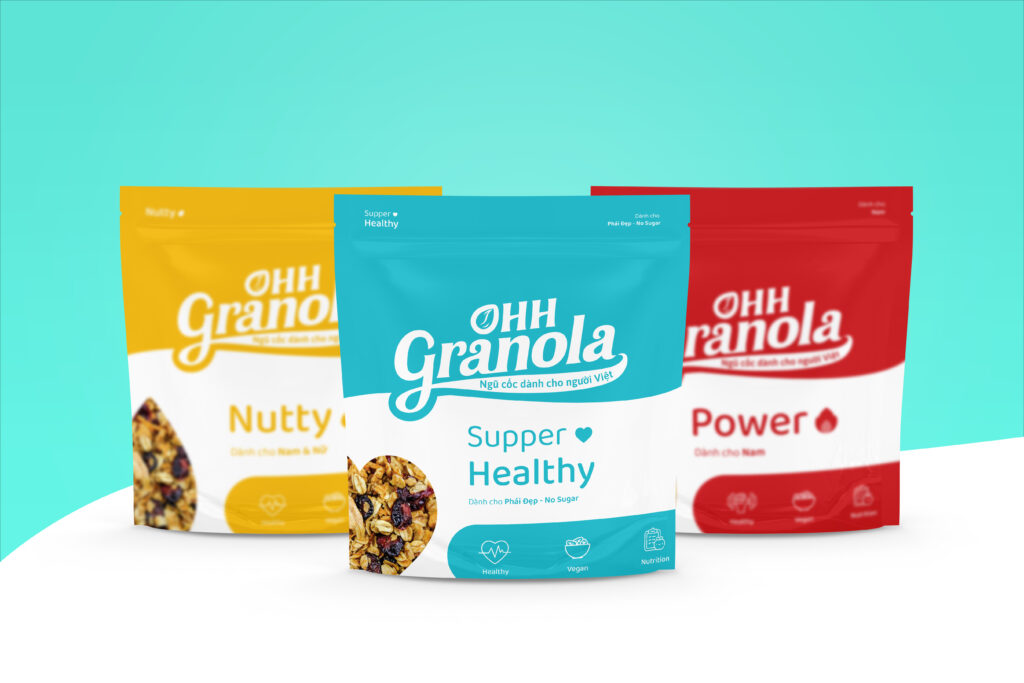 Mockup ooh granola tại The Monest