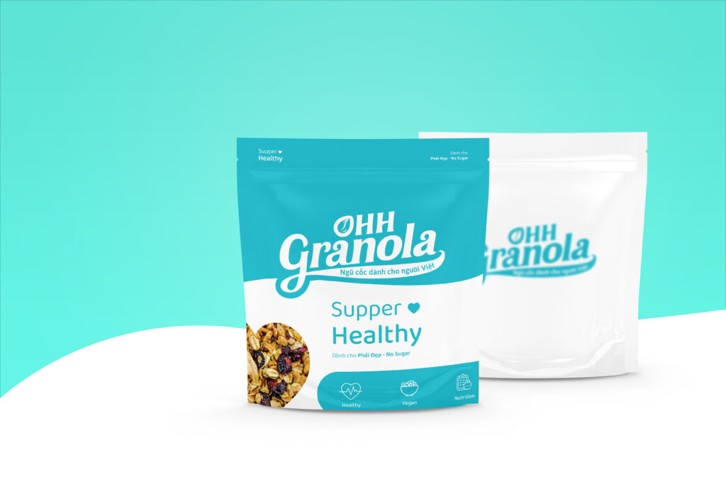 Mockup ooh granola tại The Monest