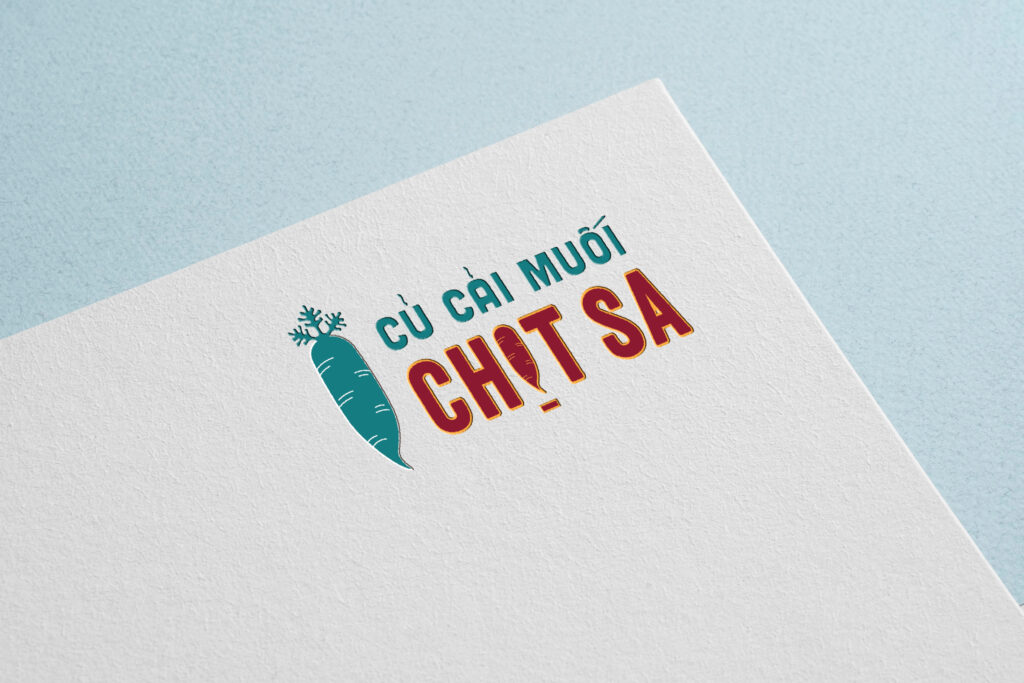 Logo Mockup của CHỊT SA tại The Monest