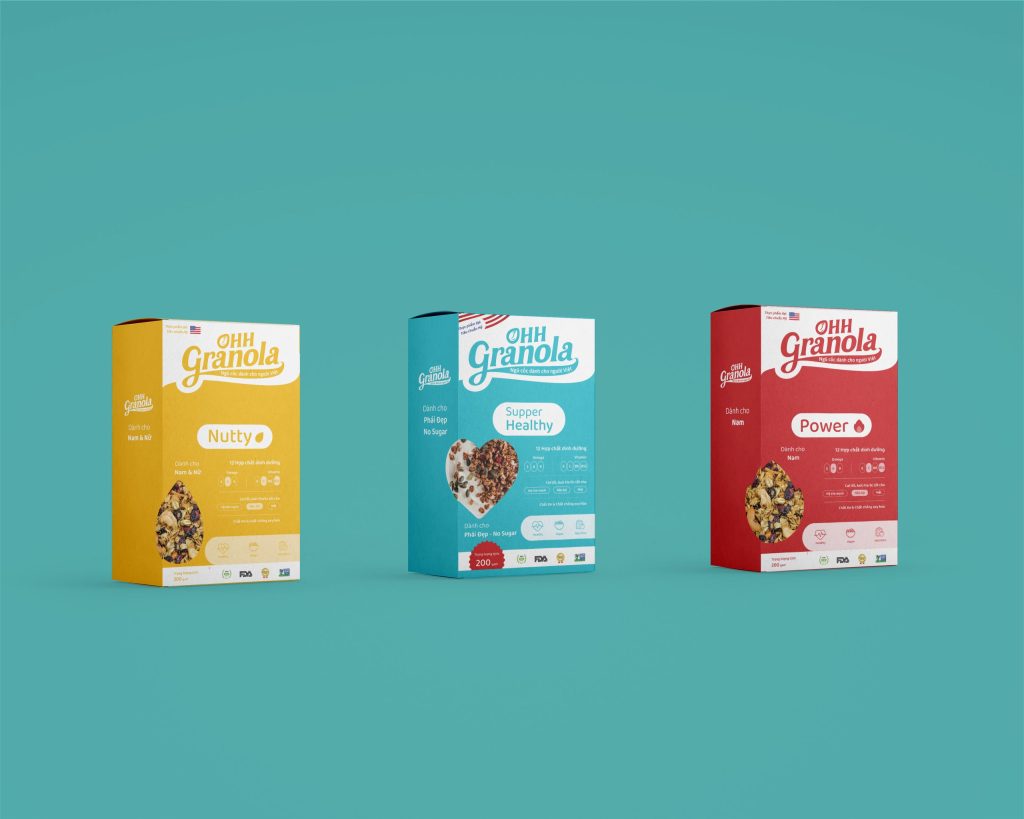 Mockup ooh granola tại The Monest