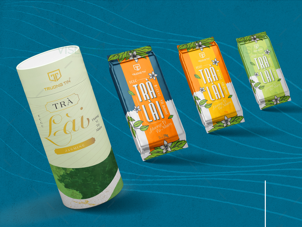 thiết kế bao bì trà